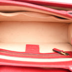 GG Supreme Monogram Small Queen Margaret Top Handle Bag Red