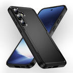 Entronix Case Compatible with Galaxy S25 FE - Soft-Touch Dual-Layer Sleek Cover
