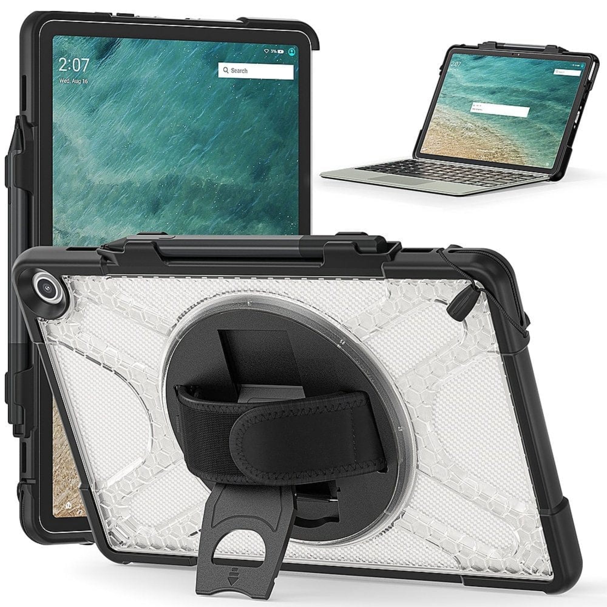SAHARA - DEFENSE-X Series Case for Amazon Fire Max 11 (2023) - Clear