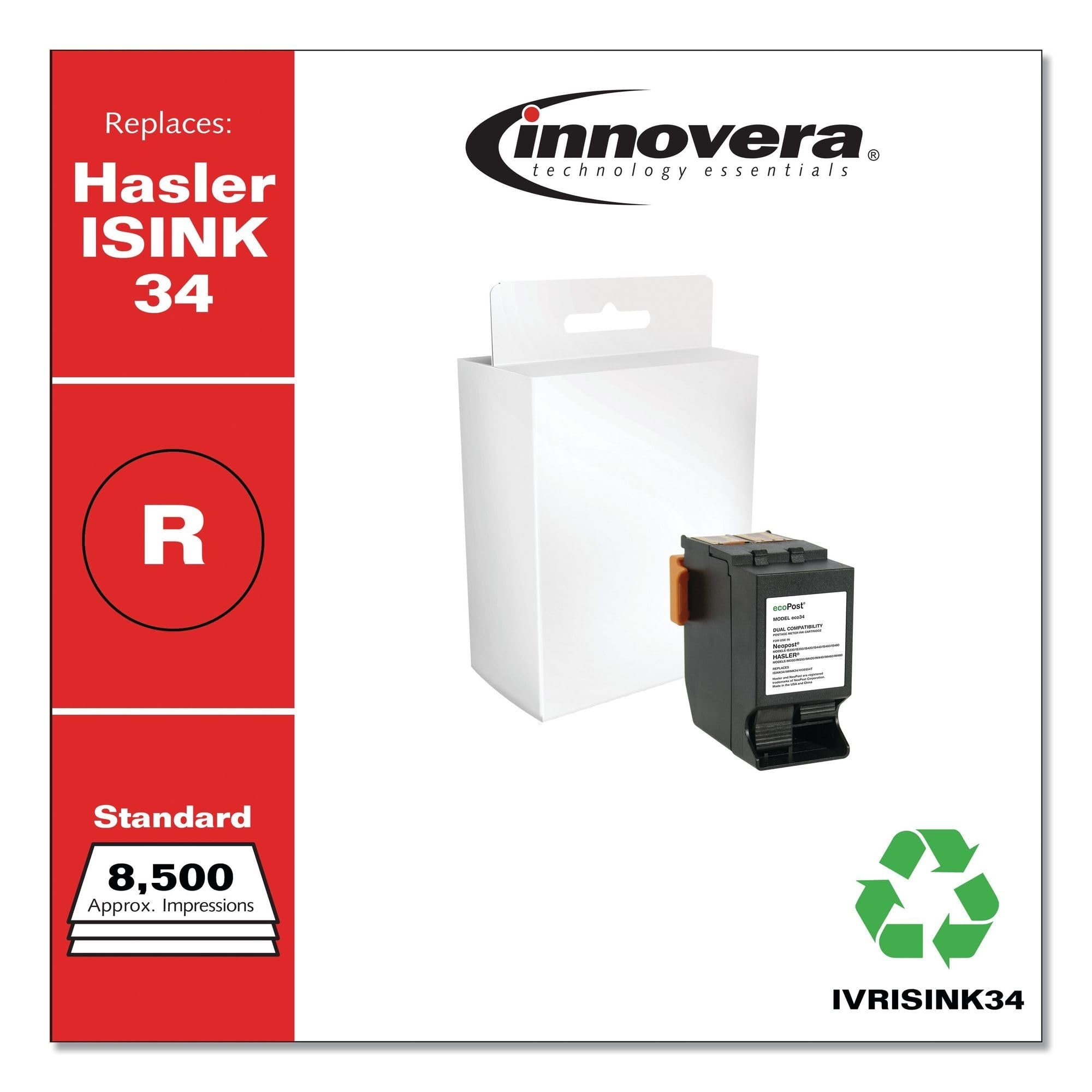 Red Postage Meter Ink Replacement
