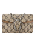 GG Supreme Monogram Super Mini Dionysus Shoulder Bag Taupe