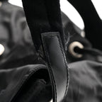 Nylon Vela Medium Backpack Black