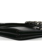 Pebbled Calfskin Small Dionysus Shoulder Bag Black