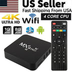 Pro 4K Ultra HD 64Bit Wifi Android 7.1 Quad Core Smart TV Box Media Player