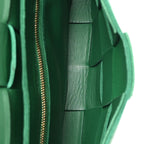 Lambskin Maxi Intrecciato Cassette Crossbody Bag Racing Green