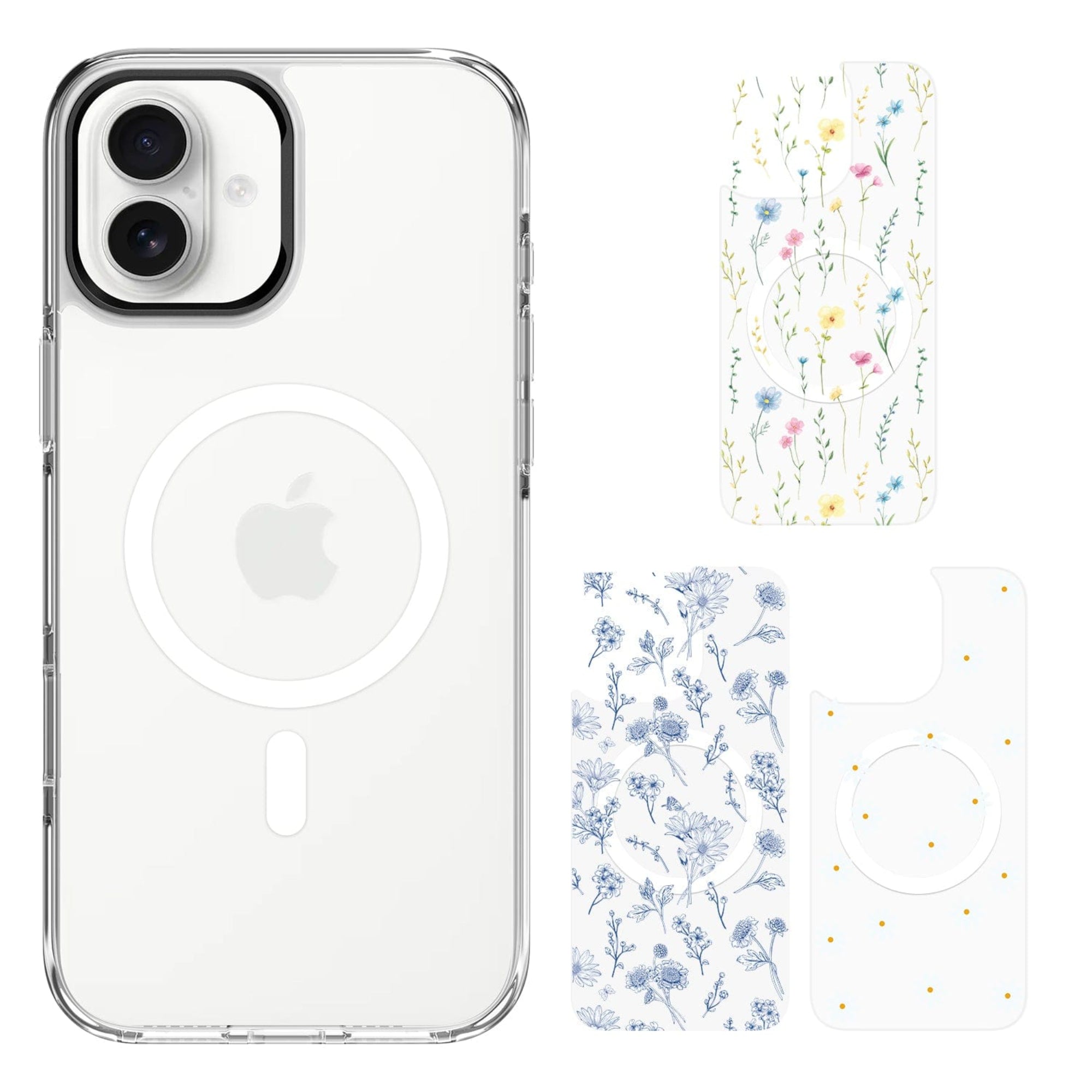 SAHARA - Inspire Series with Swappable Floral Designs Case - Apple iPhone 16