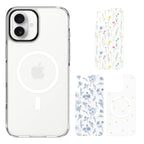 SAHARA - Inspire Series with Swappable Floral Designs Case - Apple iPhone 16 Plus