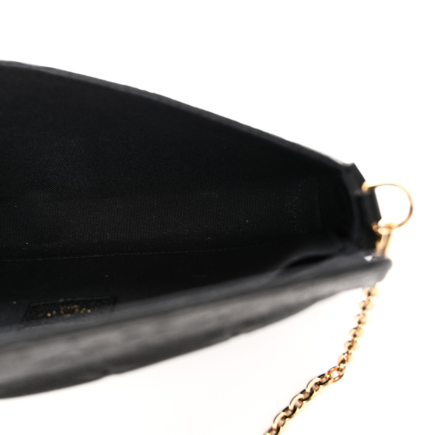 Empreinte Pochette Felicie Chain Wallet Black