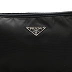 Tessuto Nylon Pochette Bag Black