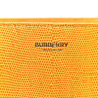 Calfskin Lizard Embossed Medium London Tote Marigold