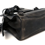 Used Calfskin Black Hardware Mini Neo Classic City Black