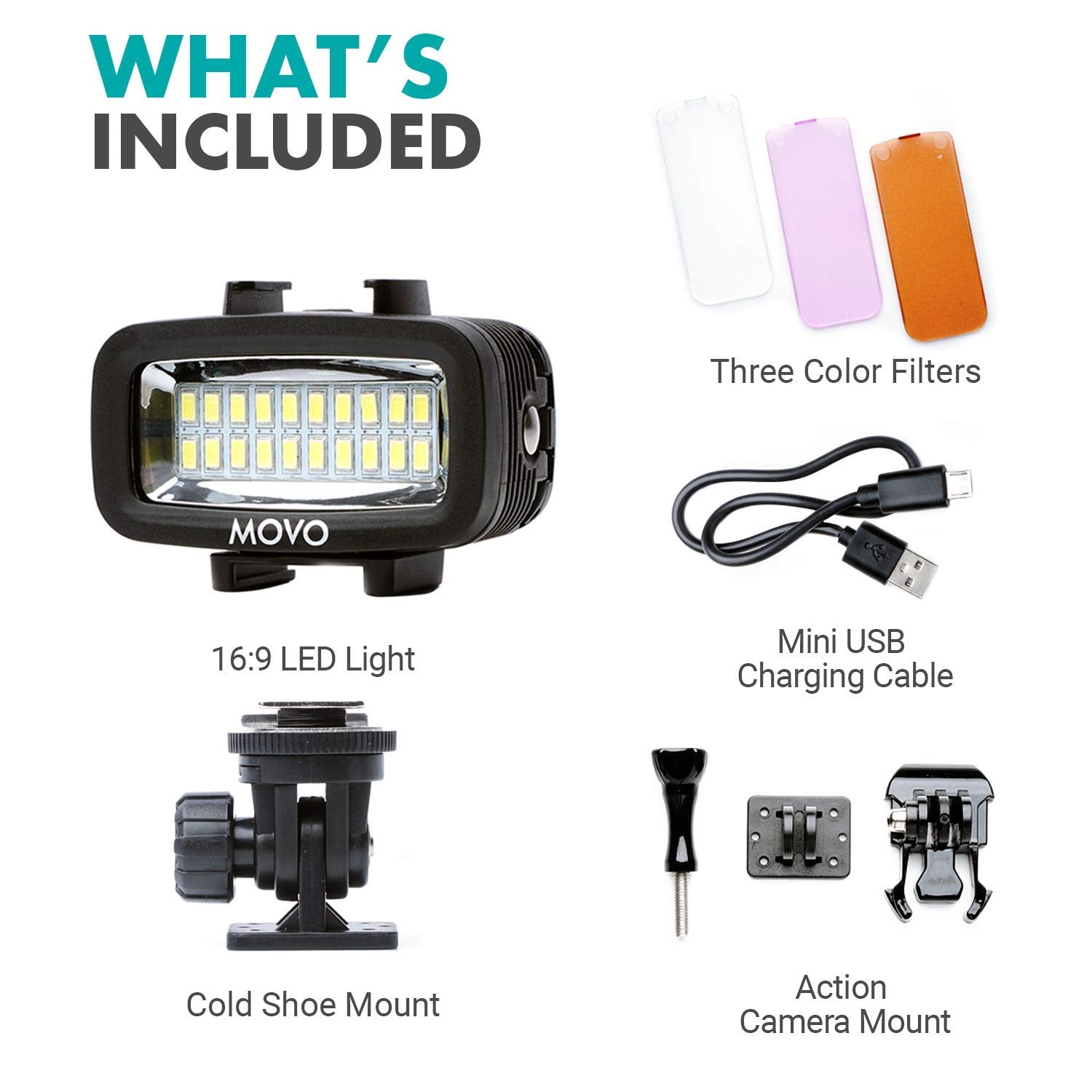 Movo LED-WP Underwater LED Video Light