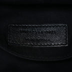 Suede Calfskin Monogram Lou Camera Bag Black