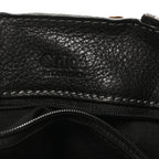Calfskin Medium Paddington Satchel Black