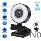 5 million high-definition 2K  fixed focus video camera USB live computer webcam -Touch  light Gear