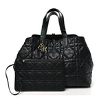 Calfskin Macrocannage Large Toujours Black