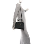 Carat Calfskin Gabrielle PM Black