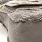 Calfskin Medium Marcie Satchel Cashmere Grey