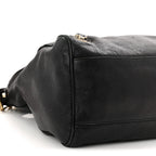 Chevre Gold Metallic Edge Hardware Velo Black