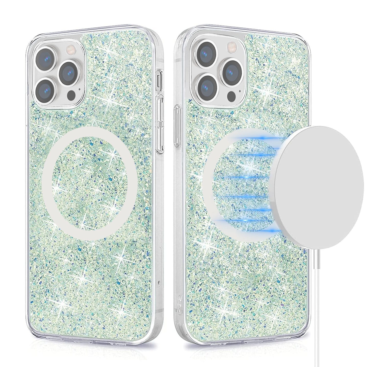 SAHARA - Clear Sparkle Case - iPhone 13 Pro Max