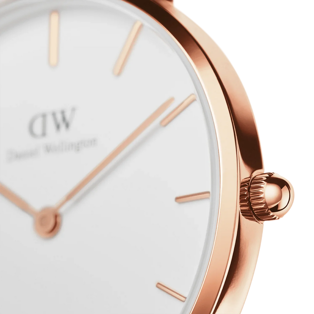 Daniel Wellington Ladies Petite Dover White Watch