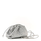 Metallic Fabric Bubble Wrap The Mini Pouch Silver