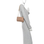 Calfskin Quilted Perfect Fit Wallet On Chain WOC Beige