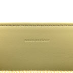 Satinated Calfskin Mini 16 Top Handle Bag Almond Green