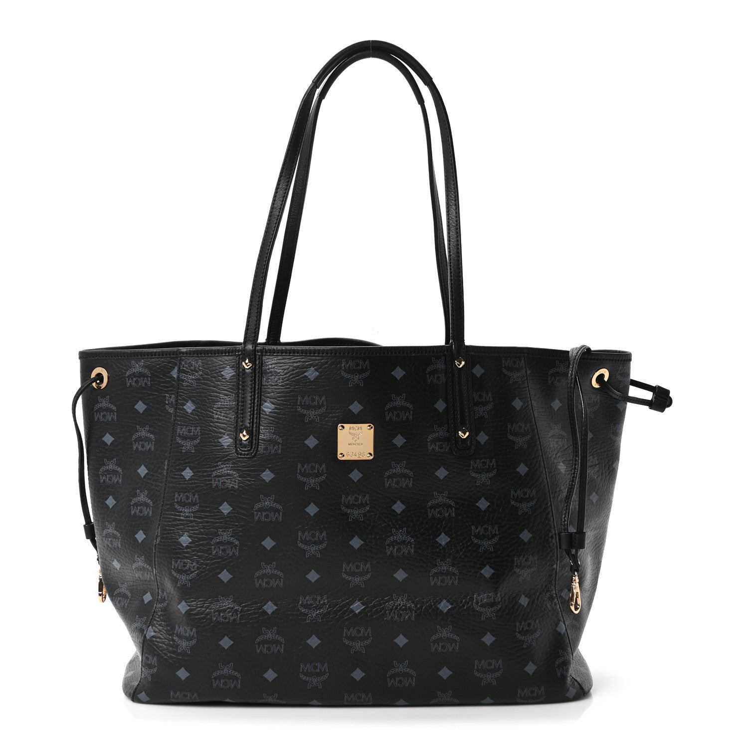 Visetos Large Project Reversible Shopper Tote Black