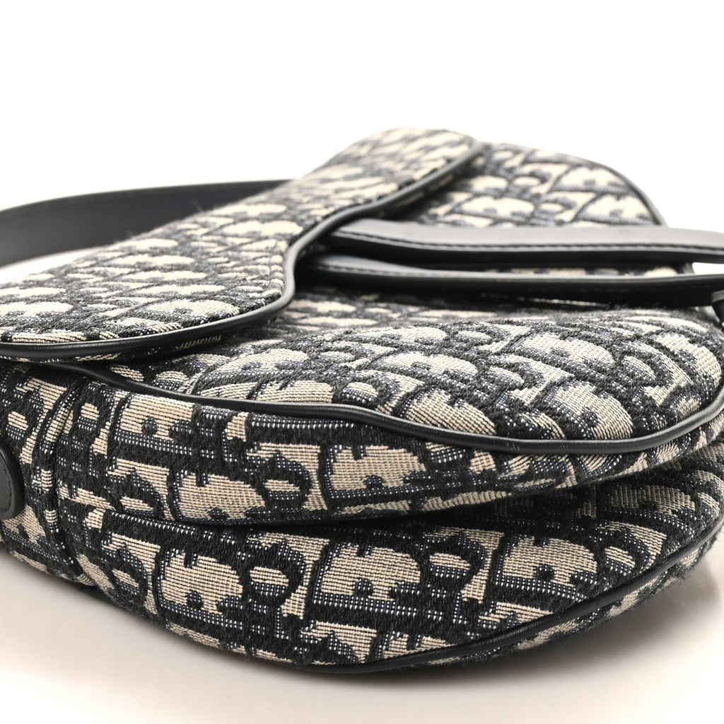 Oblique Saddle Bag Blue
