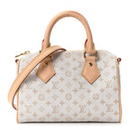 Monogram Mini Jacquard Speedy Bandouliere 20 Mastic Cream
