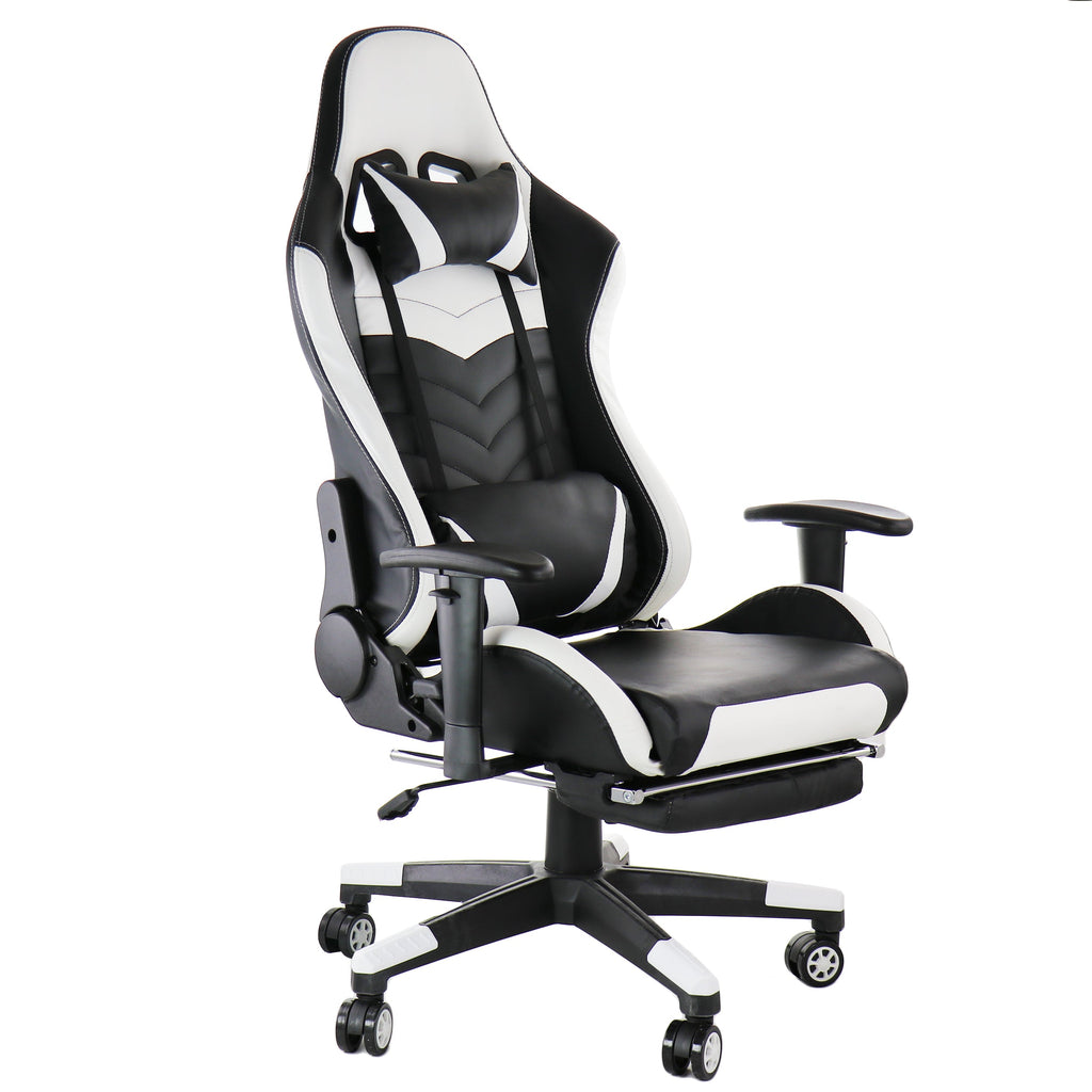 Gaming Chair in Black and White
