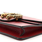 Calfskin Super Mini Dionysus Shoulder Bag Hibiscus Red