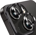 Entronix Camera Lens Protector Compatible with iPhone 13/13 Mini - Luxury Metal