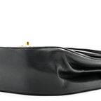 Lambskin Quilted Flap Bag Black