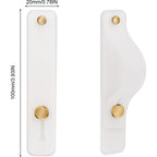 SAHARA - White FingerGrip Cell Phone Grip - For Most Cell Phones