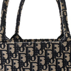 Oblique Medium Book Tote Blue Multicolor