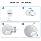 Echo Dot 4 speaker bracket Echo dot 5 wall storage bracket ABS plastic Echo 4 and 5 generation bottom
