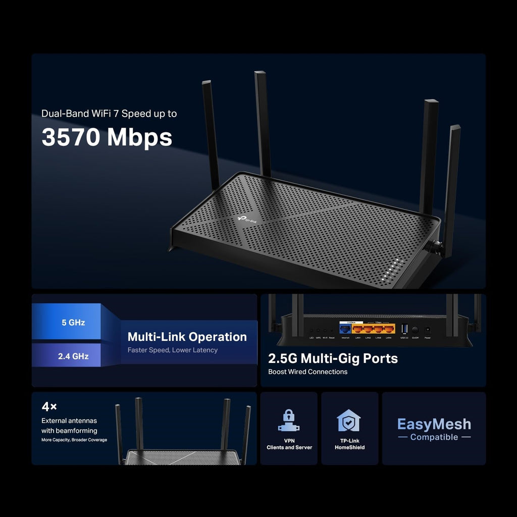 TP-Link Archer BE230 Wi-Fi 7 IEEE