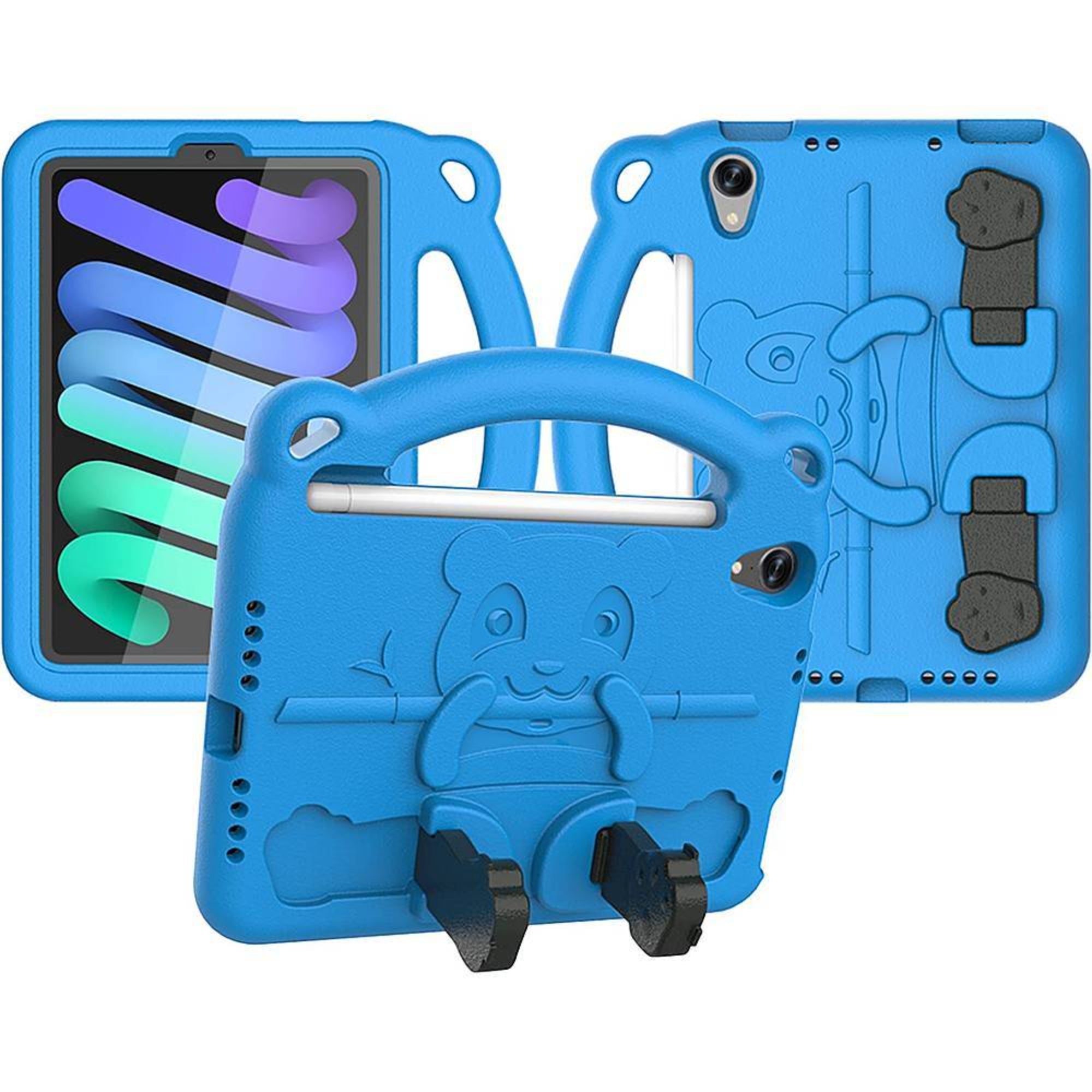 SAHARA - Wander Series Teddy Bear Kickstand Case - Apple iPad mini (A17 Pro) and Apple iPad mini (6th Generation 2021)