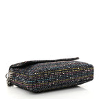 Tweed Small Messenger Flap Navy