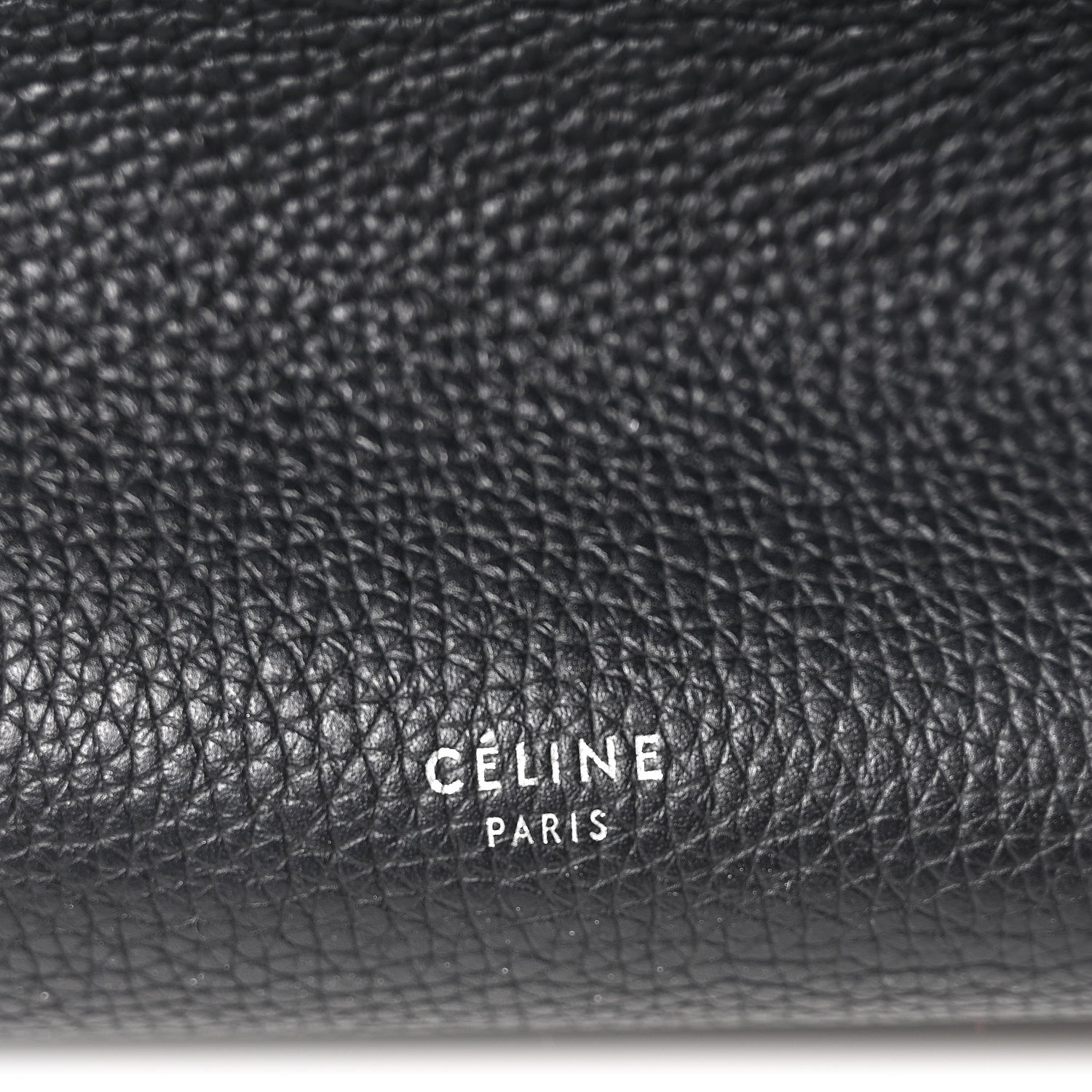 Supple Grained Calfskin Small Big Bag Black