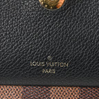 Damier Ebene Vavin Chain Wallet Black