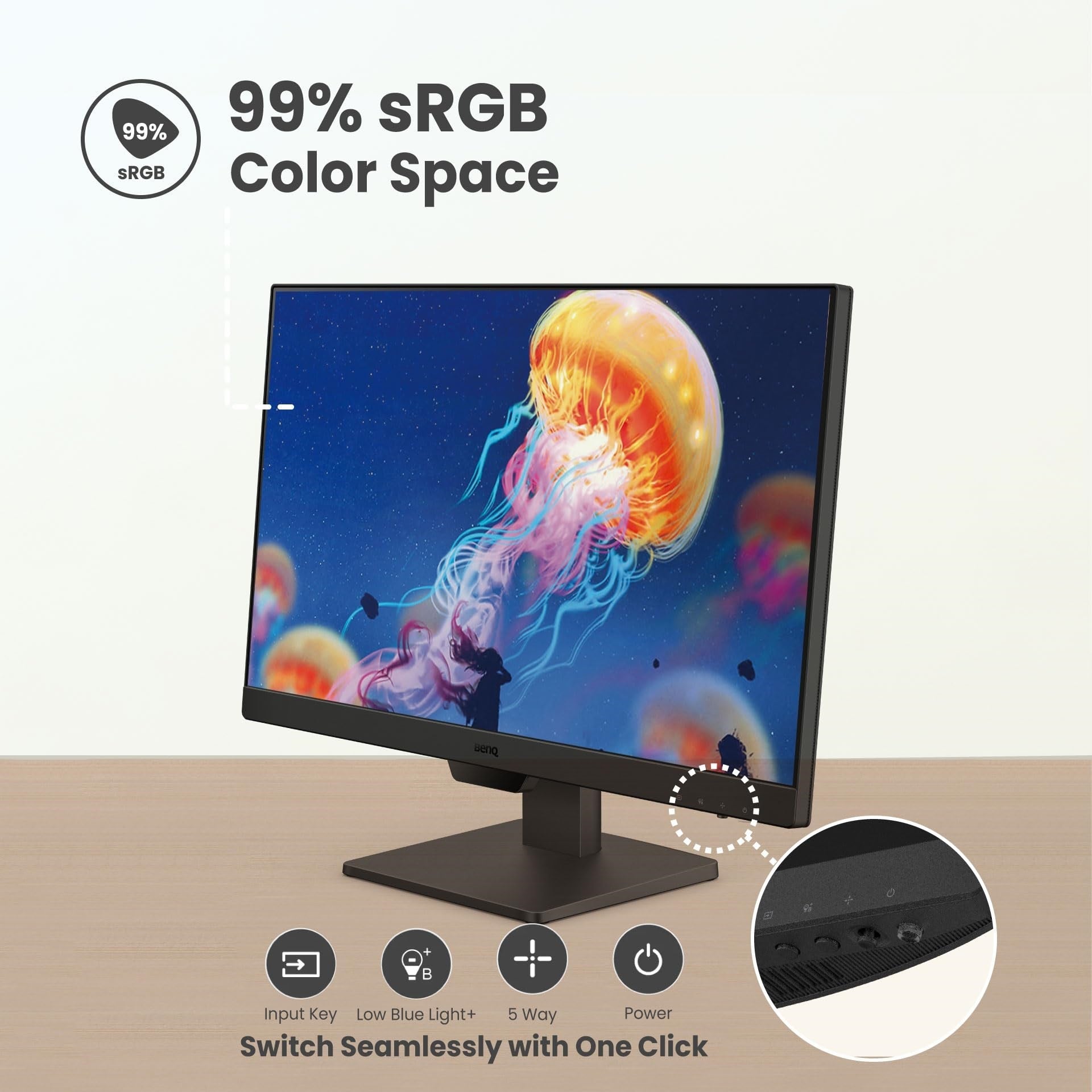 BenQ  27" FHD 1920x1080 100Hz 5ms