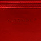 Caviar Quilted Small CC Filigree Flap Coral