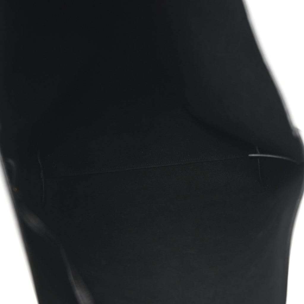 Calfskin Medium Shopping Tote Black