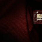 Glazed Caviar Quilted Small Shiva Tote Burgundy