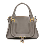 Calfskin Medium Marcie Satchel Cashmere Grey