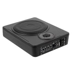 8-Inch 200W Under-Seat Active Subwoofer with Power Amplifier for Car Audio Systems - Ultra Slim Design, 30-100Hz Frequency Range