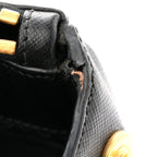 Saffiano Small Galleria Double Zip Tote Black